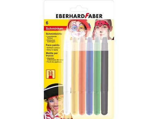 [90220333 1101991] Eberhard Faber Schminkfarbe 6 Stück