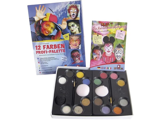 [90220420 1086455] Eulenspiegel Schminkfarbe Set Kinder inkl. Pinsel