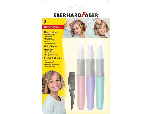 [90220492 1101993] Eberhard Faber Haarkreide Set Pastell