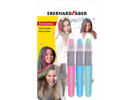[90220579 1101994] Eberhard Faber Haarkreide Set Metallic