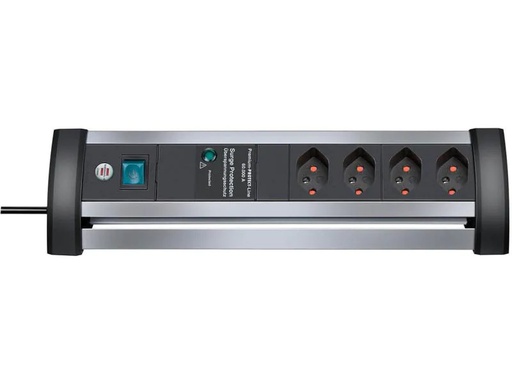 [90035602 278178] Brennenstuhl Tischsteckdosenleiste Alu-Office-Line 4x T13