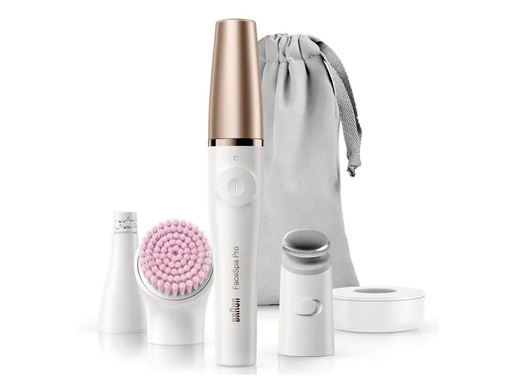[90220630 1326671] Braun Gesichtsepilierer FaceSpa Pro 912, Bronze/Weiss