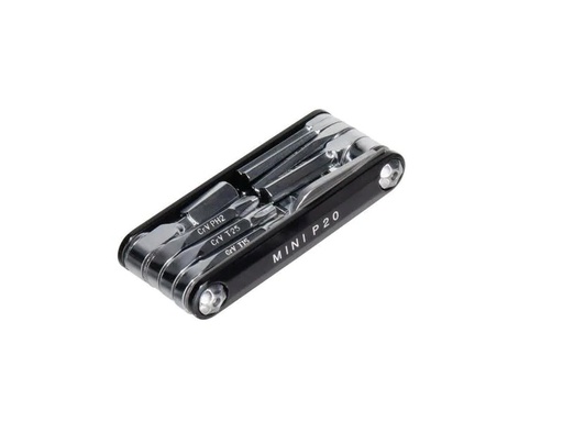 [90220636 1308165] Topeak P20 Minitool mit Kettennieter, 20 Funktionen