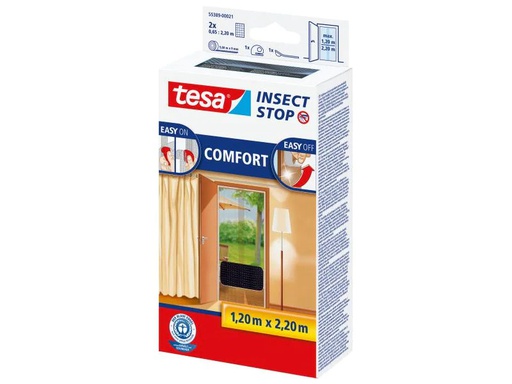 [90035642 368911] tesa Fliegengitter Insect Stop Comfort Tür anthrazit