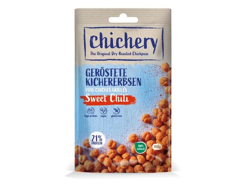 [90221171 1335014] Chichery Geröstete Kichererbsen Sweet Chili 100 g