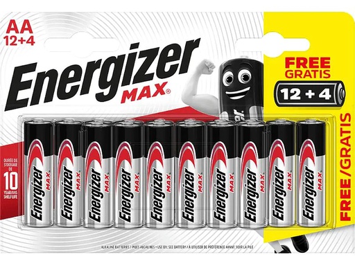 [90035823 957193] Energizer Batterie Max AA 12+4 Stück