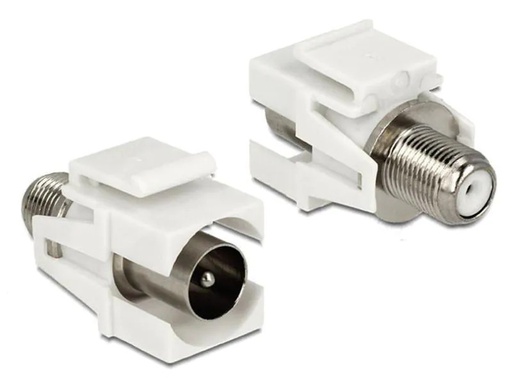 [90035825 498008] Delock Keystone-Modul IEC - F, (m-f) flache Montage