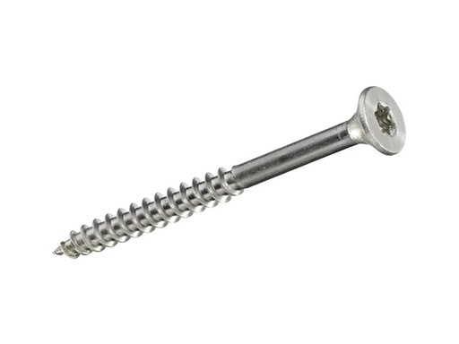 [90221935 1288619] Krafter Spanplattenschrauben Senkkopf 6 x 100 mm Edelstahl, 2 Stück