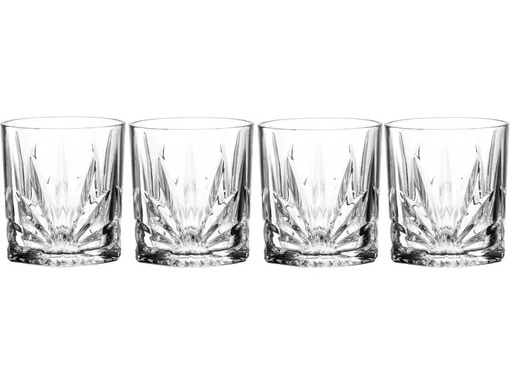 [90222038 1344545] Leonardo Whiskyglas Capri 330 ml, 4 Stück, Transparent