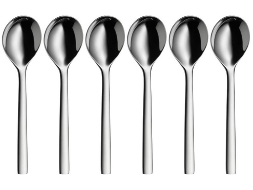 [90003567 496471] WMF Suppenlöffel Nuova 6 Stück, Silber