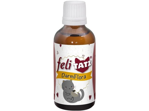 [90222092 1313603] cdVet Katzen-Nahrungsergänzung feliTATZ DarmFlora, 50 ml