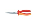 Knipex Flachrundzange 200 mm 1000 V mit Schneide verchromt