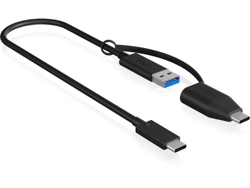 [90222109 1336949] ICY BOX USB-Kabel IB-CB033 USB C - USB A 0.35 m
