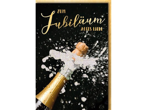 [90222259 1324048] Braun + Company Glückwunschkarte Jubiläum 11.5 x 17 cm, inkl. Couvert
