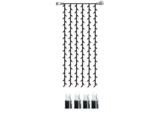 [90222274 222942] Star Trading Lichtervorhang Erweiterungssystem 204 LED, 1 m