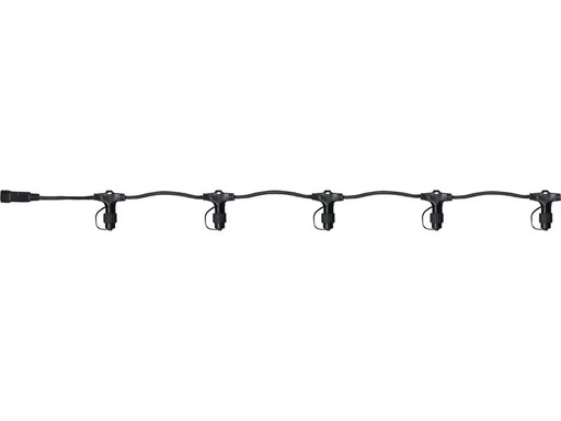 [90222308 222950] Star Trading Verteiler System 24, 5-Fach, 15 m, Schwarz