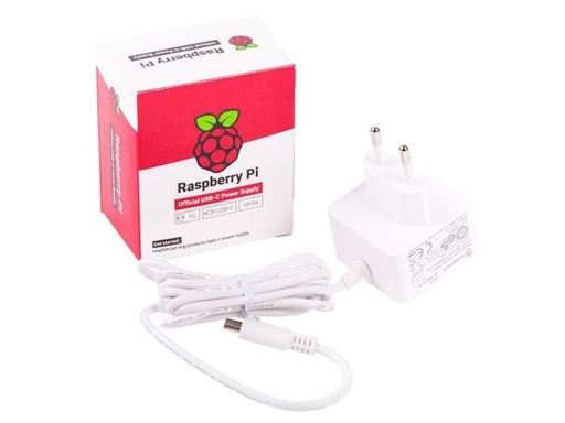 [90036019 938178] Raspberry Pi Netzteil USB-C 5.1 V 3 A Weiss, Raspberry Pi 4