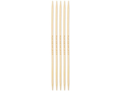 [90222543 1329652] Prym Stricknadeln BAMBUS 3.00 mm, 15 cm