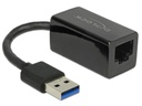 Delock Netzwerk-Adapter USB-A - RJ45 1Gbps, Schwarz