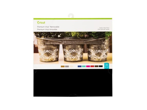 [90222878 1297580] Cricut Vinylfolie Starterset wiederablösbar 20 Blatt