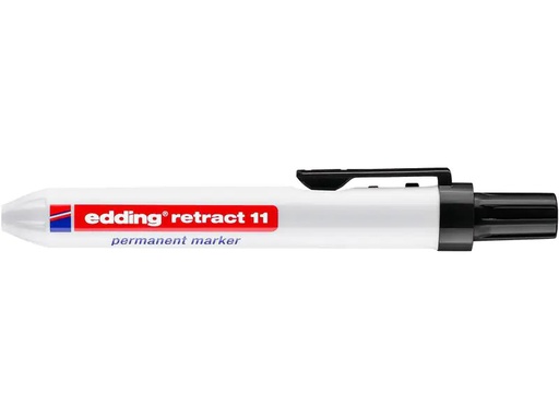 [90222908 1341281] edding Permanent-Marker retract 11, Schwarz