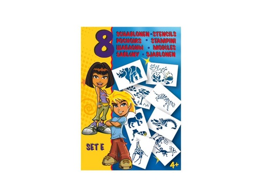 [90036181 692176] Malinos Schablone A5 Set E Afrika