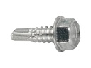 Krafter Selbstbohrschrauben Sechskantkopf 5.4 x 19 mm Stahl, 6 Stück