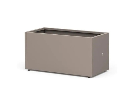 [90223059 1258291] Herstera Pflanzentrog Metal Planter 50, 100 x 50 x 50 cm, Dark Taupe