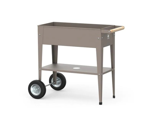 [90223096 1258278] Herstera Hochbeet Urban Garden Trolley 75 x 35 x 80 cm, Dark Taupe