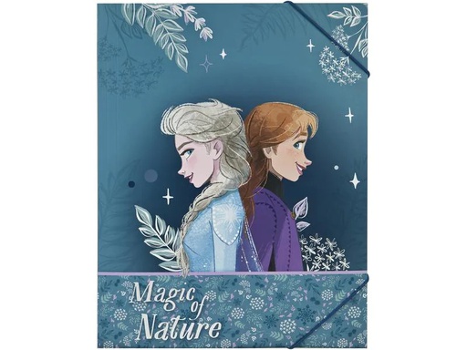 [90223195 1313142] Undercover Gummibandmappe Disney A4 Frozen Hellblau