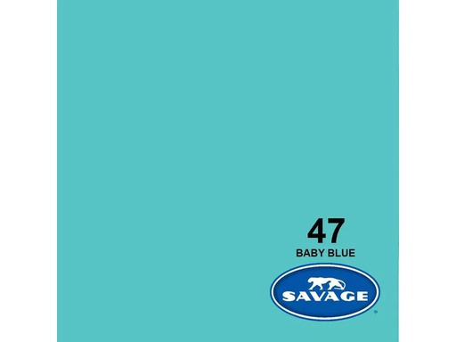 [90223214 1349719] Savage Hintergrund Papier 2.72 x 11m Baby Blue