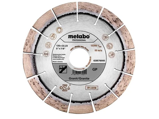 [90223235 1331019] Metabo Trennscheibe GP Granit Professional Diamant 125 mm
