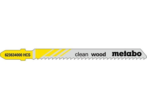 [90223351 1331023] Metabo Stichsägeblatt Holz T 101 B 5 Stück
