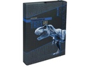 Undercover Gummibandmappe A4 Jurassic World, 4 cm Rücken Blau/Schwarz