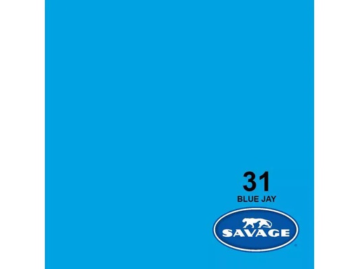 [90223412 1349717] Savage Hintergrund Papier 2.72 x 11m Blue Jay