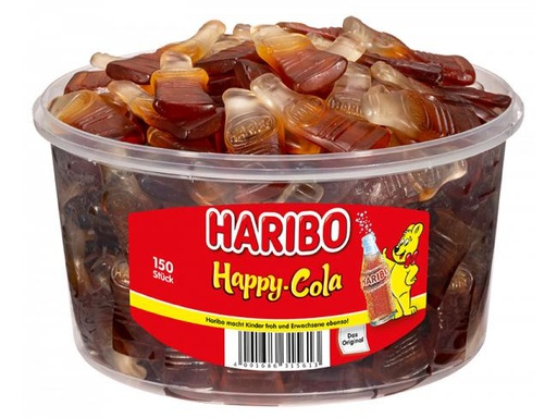 [90223427 1350885] Haribo Gummibonbons Happy Cola 150 Stück