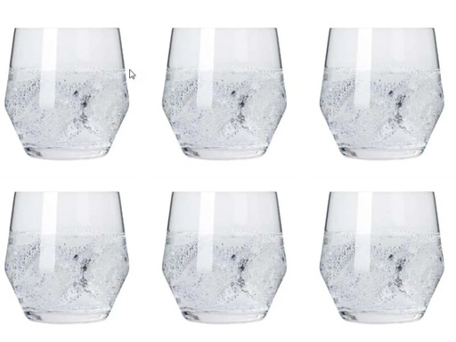 [90036304 537675] Leonardo Whiskyglas Puccini 310 ml, 6 Stück, Transparent 