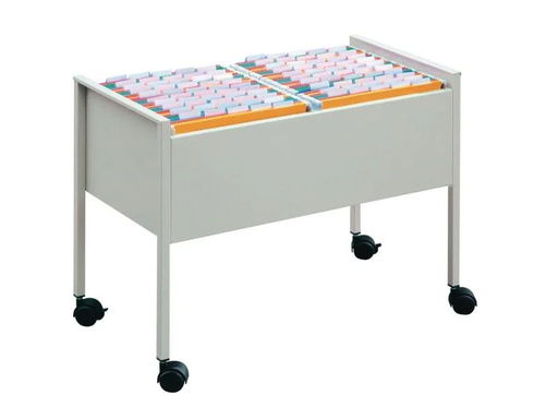 [90036308 750145] DURABLE Hängemappenwagen Economy 100 DUO A4 Grau