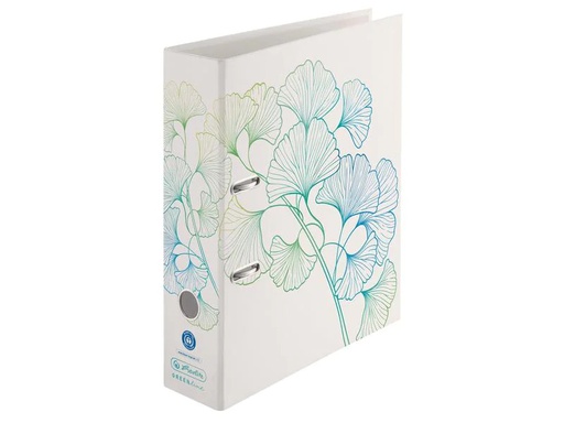 [90036346 1129093] Herlitz Ordner MaX GREENline Ginkgo 8 cm, Blaugrün