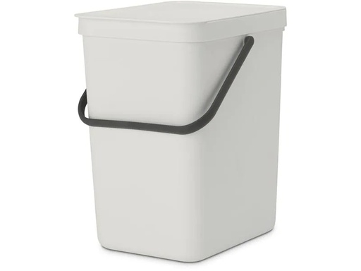 [90223511 1341772] Brabantia Recyclingbehälter Sort &amp; Go 25 l, Hellgrau