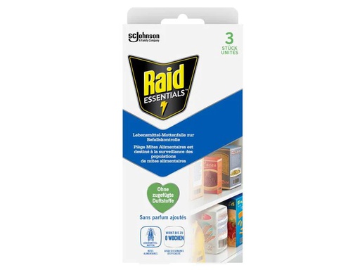 [90223523 1339141] Raid Lebensmittel-Mottenfalle Essentials, 3 Stück