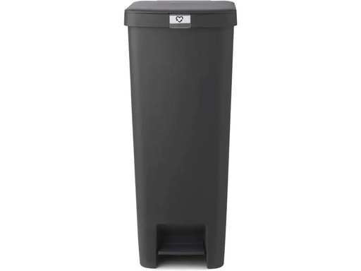 [90223728 1341776] Brabantia Abfalleimer StepUp 40 l, Dunkelgrau