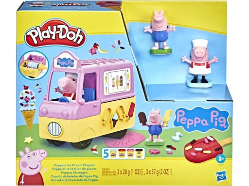 [90223780 1289325] Play-Doh Knetspielzeug Peppa`s Ice Cream Playset