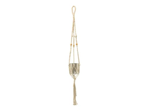 [90223802 1331193] Dekomat AG Blumenampel Makramee 100 cm, Natur