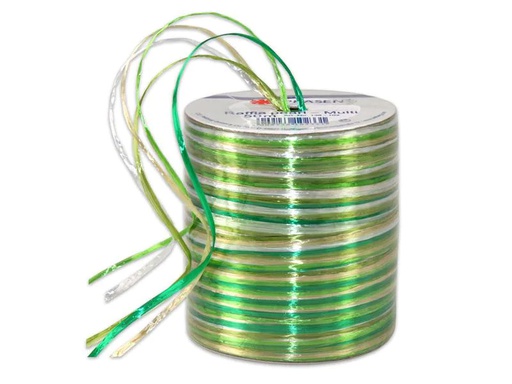 [90223833 1318984] Pattberg Geschenkband Raffia Pearl 50 m, Grün-Töne