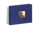 Hama Fotoalbum Fine Art 24 x 17 cm Dunkelblau, 50 schwarze Seiten