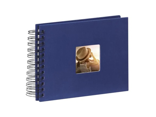 [90036454 1064779] Hama Fotoalbum Fine Art 24 x 17 cm Dunkelblau, 50 schwarze Seiten