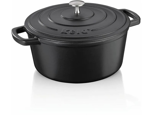[90224172 1346987] Kela Bräter Calido rund 26 cm, Schwarz