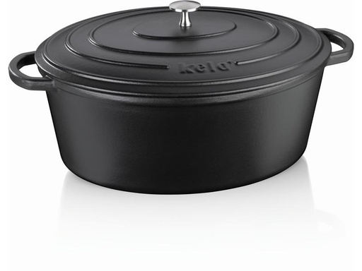 [90224176 1346989] Kela Bräter Calido oval 36 cm, Schwarz