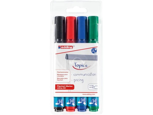 [90036563 52016] edding Flipchart-Marker 380 4 Stück
